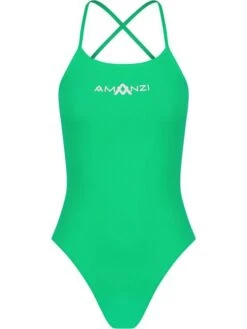 AMANZI Tie Back One Piece - Emerald