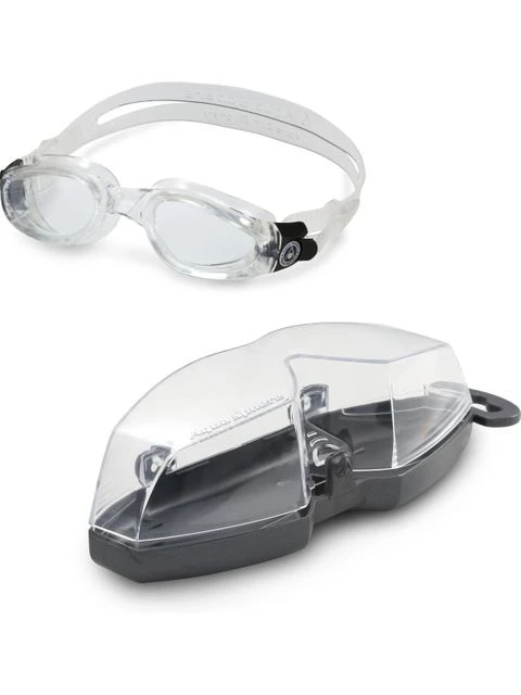 Aqua Sphere Kaiman Clear Goggles - Clear & Black 8 Aqua Sphere Kaiman Clear Goggles - Clear & Black - Image 6