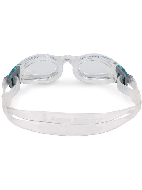 Aqua Sphere Kaiman Compact Clear Goggles - Clear & Turquoise 6 Aqua Sphere Kaiman Compact Clear Goggles - Clear & Turquoise - Image 4