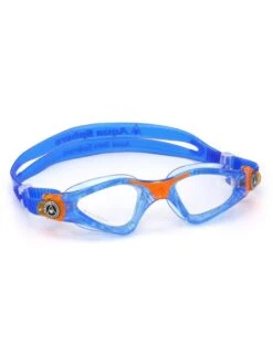 Aqua Sphere Kayenne Junior Clear Goggles - Blue & Orange -Outlet Swim Goggles Pro Store aqua sphere kayenne junior clear goggles blue orange 170970