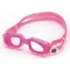 Aqua Sphere Moby Kid Clear Goggles - Pink & White