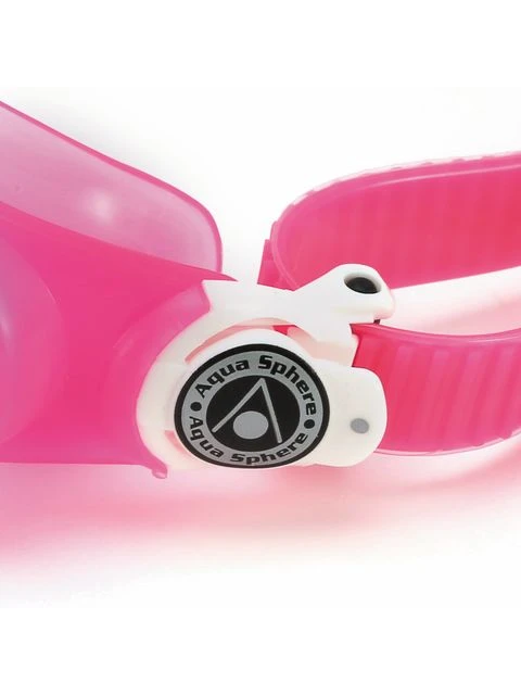 Aqua Sphere Moby Kid Clear Goggles - Pink & White 7 Aqua Sphere Moby Kid Clear Goggles - Pink & White - Image 5
