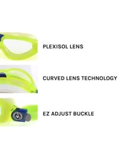 Aqua Sphere Seal Kid 2.0 Clear Swim Mask - Violet -Outlet Swim Goggles Pro Store aqua sphere seal kid 20 clear swim mask violet 186030