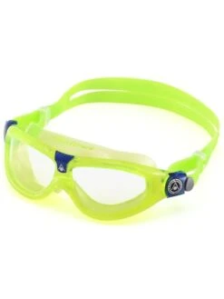 Aqua Sphere Seal Kid 2.0 Clear Swim Mask - Lime