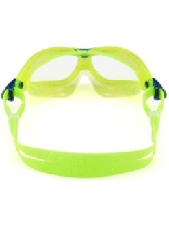 Aqua Sphere Seal Kid 2.0 Clear Swim Mask - Lime -Outlet Swim Goggles Pro Store aqua sphere seal kid 20 lime swim mask 186010 3