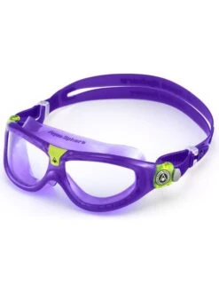 Aqua Sphere Seal Kid 2.0 Clear Swim Mask - Violet