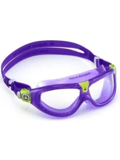 Aqua Sphere Seal Kid 2.0 Clear Swim Mask - Violet -Outlet Swim Goggles Pro Store aqua sphere seal kid 20 violet swim mask 186030