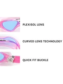 Aqua Sphere Vista Junior Tinted Swim Mask - Pink & White -Outlet Swim Goggles Pro Store aqua sphere vista junior tinted swim mask pink white 188180 6