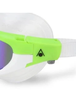 Aqua Sphere Vista Pro Titanium Mirror Goggles - Green & White -Outlet Swim Goggles Pro Store aqua sphere vista pro titanium mirror goggles green white 187030 5