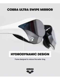 Arena Cobra Ultra Swipe Mirror Goggles - Silver & Pink -Outlet Swim Goggles Pro Store arena cobra ultra swipe mirror goggles silver pink 002507 590 14