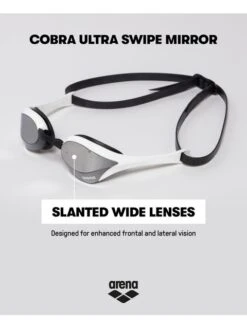 Arena Cobra Ultra Swipe Mirror Goggles - Silver & Pink -Outlet Swim Goggles Pro Store arena cobra ultra swipe mirror goggles silver pink 002507 590 15