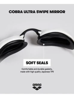 Arena Cobra Ultra Swipe Mirror Goggles - Silver & Pink -Outlet Swim Goggles Pro Store arena cobra ultra swipe mirror goggles silver pink 002507 590 16