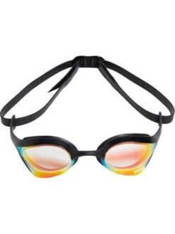 Arena Cobra Ultra Swipe Mirror Goggles - Yellow & Black -Outlet Swim Goggles Pro Store arena cobra ultra swipe mirror goggles yellow black 002507 350 2