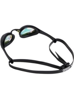 Arena Cobra Ultra Swipe Mirror Goggles - Yellow & Black -Outlet Swim Goggles Pro Store arena cobra ultra swipe mirror goggles yellow black 002507 350 5