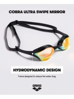 Arena Cobra Ultra Swipe Mirror Goggles - Yellow & Pink -Outlet Swim Goggles Pro Store arena cobra ultra swipe mirror goggles yellow pink 002507 390 16