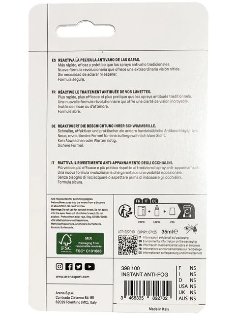 Arena Instant Anti-Fog 6 Arena Instant Anti-Fog - Image 4