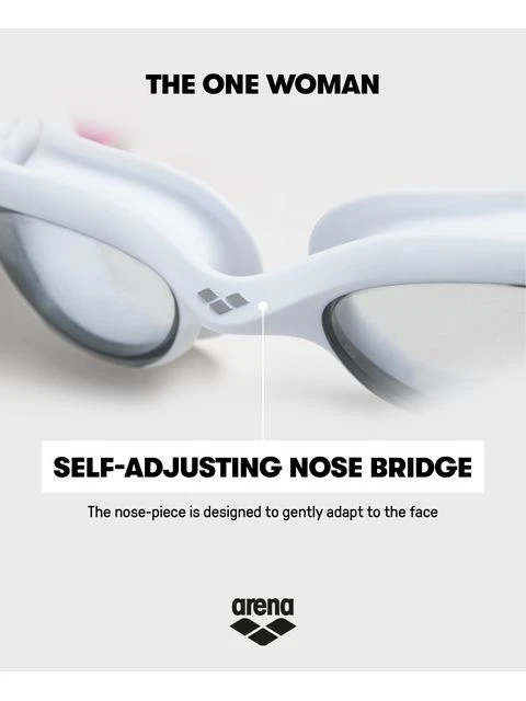 Arena The One Woman Smoke Goggles - White 11 Arena The One Woman Smoke Goggles - White - Image 9