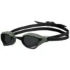 Arena Cobra Core Swipe Goggles - Smoke/Army/Black -Outlet Swim Goggles Pro Store black 003930 565