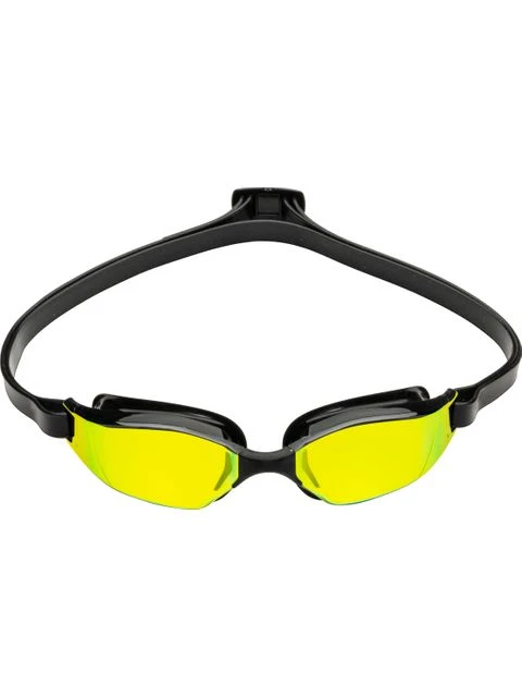 Aqua Sphere Xceed Goggles - Yellow Titanium Mirror/Black/Black 4 Aqua Sphere Xceed Goggles - Yellow Titanium Mirror/Black/Black - Image 2