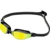 Aqua Sphere Xceed Goggles - Yellow Titanium Mirror/Black/Black -Outlet Swim Goggles Pro Store black 192290