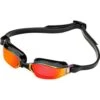 Aqua Sphere XCEED Goggles - Red Titanium Mirror/Black/Black -Outlet Swim Goggles Pro Store black 192300