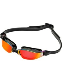 Aqua Sphere XCEED Goggles - Red Titanium Mirror/Black/Black