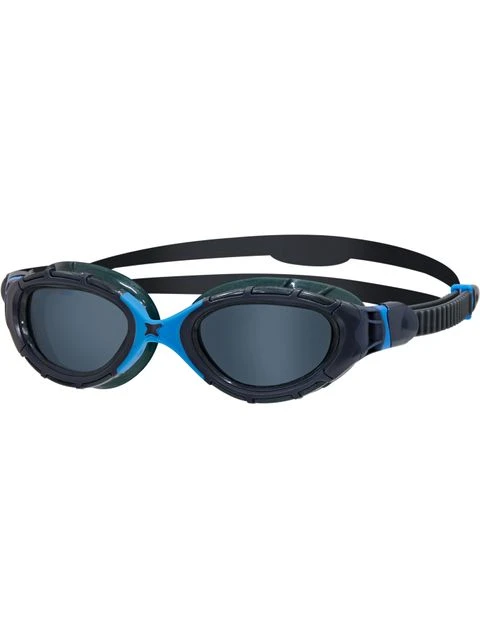 Zoggs Predator Flex Goggles - Smoke Tint/Grey/Blue 3 Zoggs Predator Flex Goggles - Smoke Tint/Grey/Blue