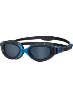 Zoggs Predator Flex Goggles Small Fit - Smoke Tint/Grey/Blue