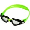 Aqua Sphere Kayenne Junior Goggles - Clear/Black/Bright Green -Outlet Swim Goggles Pro Store bright green 197160