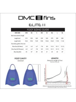 DMC Fins Elite 2 Fins - Green -Outlet Swim Goggles Pro Store dmc fins elite 2 fins green dmce2 gr 6