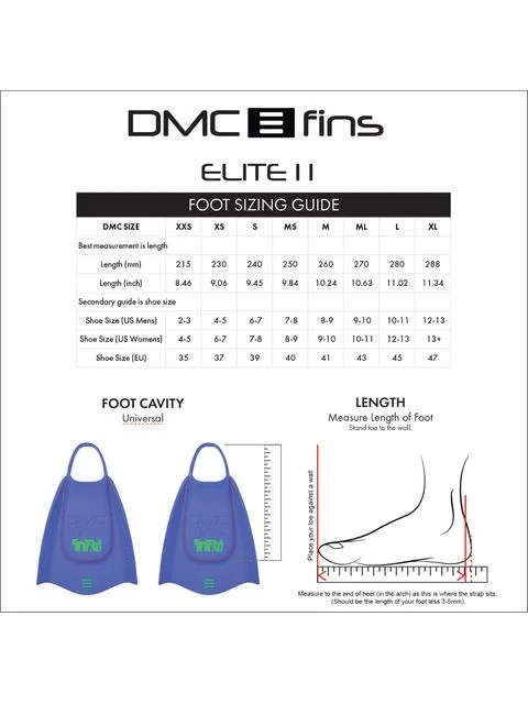 DMC Fins Elite 2 Fins - Indigo 10 DMC Fins Elite 2 Fins - Indigo - Image 8