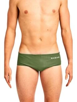 Engine Club Cut Pool Briefs - Army