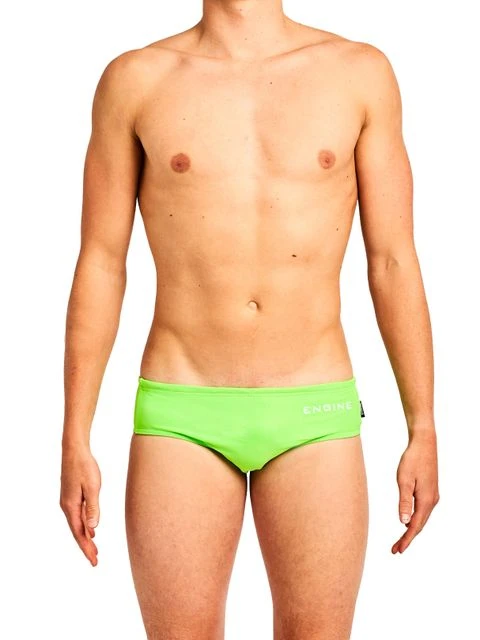 Engine Club Cut Pool Briefs - Fluro Green 3 Engine Club Cut Pool Briefs - Fluro Green