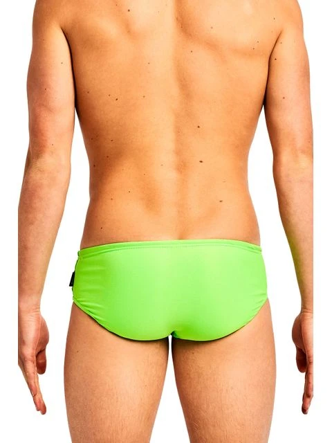 Engine Club Cut Pool Briefs - Fluro Green 5 Engine Club Cut Pool Briefs - Fluro Green - Image 3