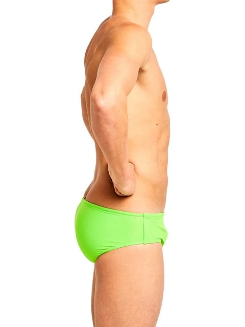 Engine Club Cut Pool Briefs - Fluro Green 6 Engine Club Cut Pool Briefs - Fluro Green - Image 4
