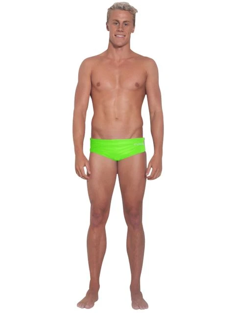 Engine Club Cut Pool Briefs - Fluro Green 7 Engine Club Cut Pool Briefs - Fluro Green - Image 5