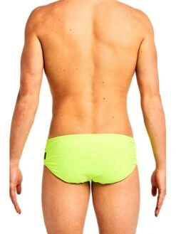 Engine Club Cut Pool Briefs - Fluro Yellow -Outlet Swim Goggles Pro Store engine club cut pool briefs fluro yellow rscc fy 3