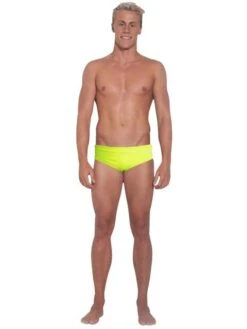 Engine Club Cut Pool Briefs - Fluro Yellow -Outlet Swim Goggles Pro Store engine club cut pool briefs fluro yellow rscc fy 5