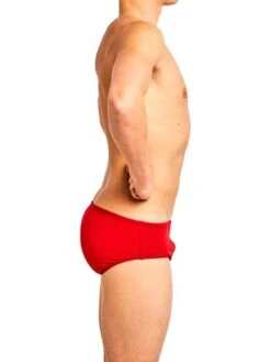 Engine Club Cut Pool Briefs - Red -Outlet Swim Goggles Pro Store engine club cut pool briefs red rscc re 3