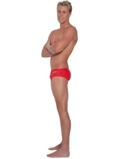 Engine Club Cut Pool Briefs - Red -Outlet Swim Goggles Pro Store engine club cut pool briefs red rscc re 4