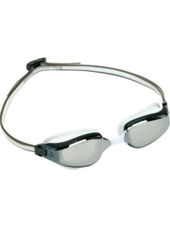 Aqua Sphere Fastlane Goggles - Silver Titanium Mirror/White/Grey -Outlet Swim Goggles Pro Store grey 193040 2