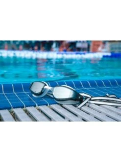 Aqua Sphere Fastlane Goggles - Silver Titanium Mirror/White/Grey -Outlet Swim Goggles Pro Store grey 193040 5