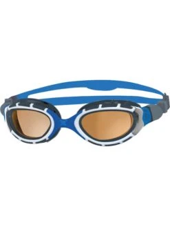 Zoggs Predator Flex Polarized Ultra Goggles Small Fit - Polarized Copper/Blue/Grey