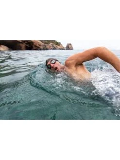 Zoggs Predator Titanium Goggles Small Fit - Mirrored Smoke/Red/Grey -Outlet Swim Goggles Pro Store grey 461065 rdgymsms 3