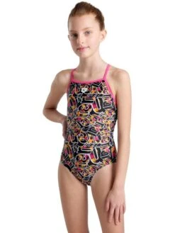 Arena Lightdrop Back One Piece - Freak Rose/Multi -Outlet Swim Goggles Pro Store multi 005086 950 4