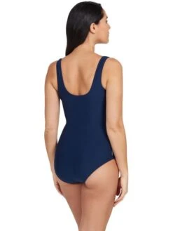 Zoggs Macmasters Scoopback One Piece - Navy/Petrol -Outlet Swim Goggles Pro Store petrol 462314 nvpe 4