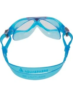 Aqua Sphere Vista Junior Swim Mask - Clear/Turquoise/Pink -Outlet Swim Goggles Pro Store pink 197780 3
