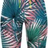 Q Swimwear Jammers - Pink Palm -Outlet Swim Goggles Pro Store q swimwear pink palm jammers qsppm