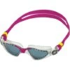 Aqua Sphere Kayenne Compact Goggles - Smoke/Clear/Raspberry -Outlet Swim Goggles Pro Store raspberry 197130