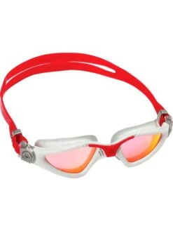 Aqua Sphere Kayenne Goggles - Red Titanium Mirror/Grey/Red -Outlet Swim Goggles Pro Store red 192010 2